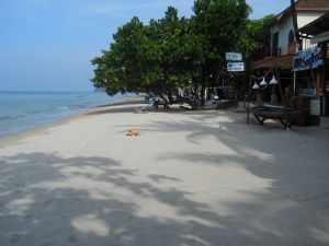 La plage mmême endroit  matin et soir