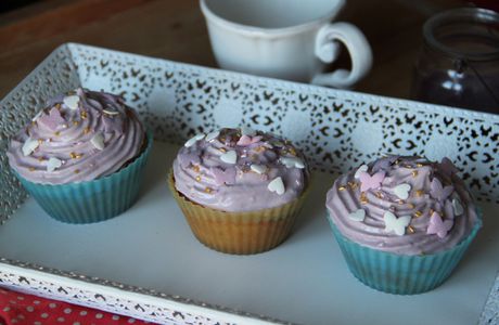 Cupcakes framboise chocolat blanc