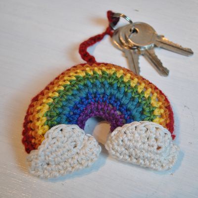 Arc-en-ciel en crochet !