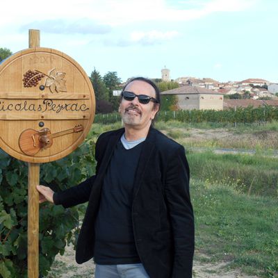 Cuvée Nicolas PEYRAC au domaine de Saint Georges d'Ibry à Abeillhan Septembre 2015.