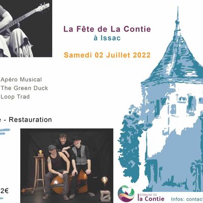 Fête de La Contie à ISSAC ...Samedi 02 juillet... diversité... et trad entre autre