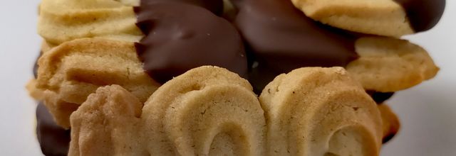 Sablés viennois ou Spritz au chocolat