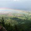 Arc-en-ciel sur la plaine d'Alsace