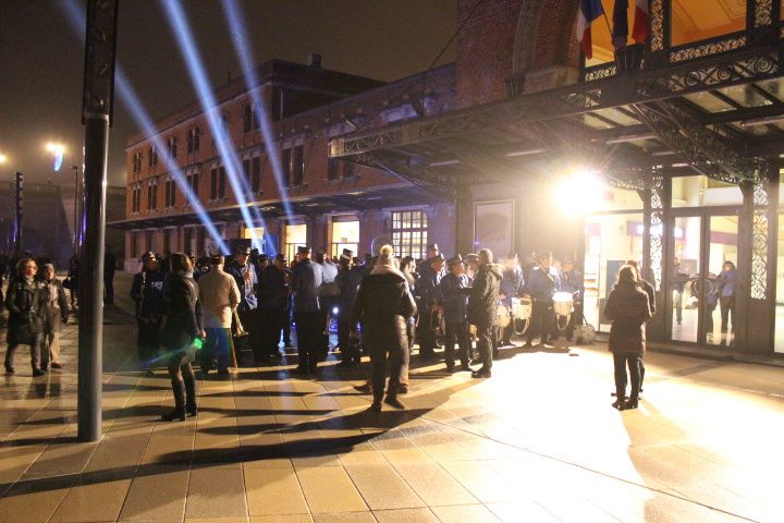 Inauguration du parvis de la gare de Saint-Quentin.