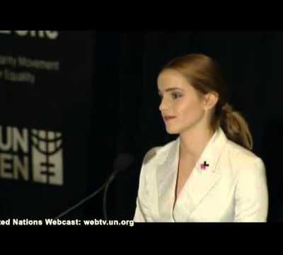 Superbe discours d'Emma Watson à l'ONU