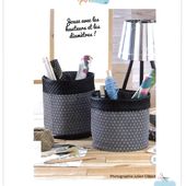 Panière Ronde Multi-Poches - Tuto PDF et Vidéo - Viny DIY, le blog de tutoriels couture et DIY.