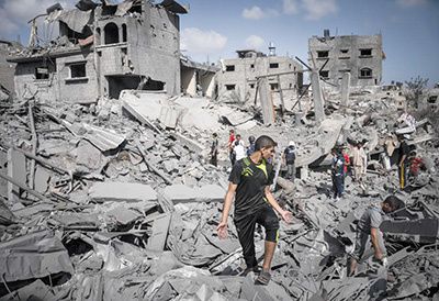 Un cessez-le-feu de 72 heures est observé depuis hier Ghaza se réveille sur un tas de ruines