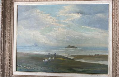 BAIE DU MONT SAINT MICHEL vue par Guillaume DESGRANGES, peintre