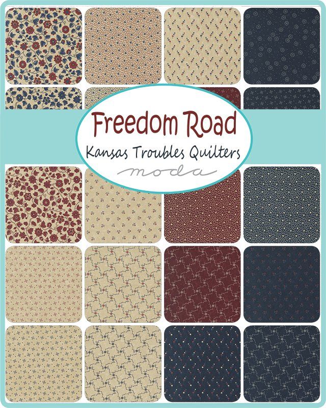 2022 Kansas Trouble Christmas Collection FATS QUARTER FREEDOM ROAD