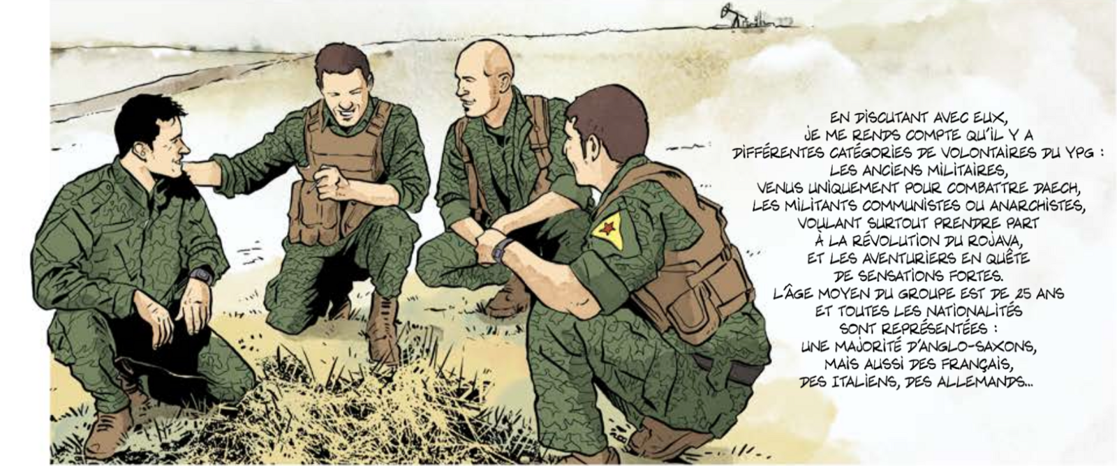 Jusqu'à Raqqa combattant français avec Kurdes contre Daech André Hébert Nicolas Otéro