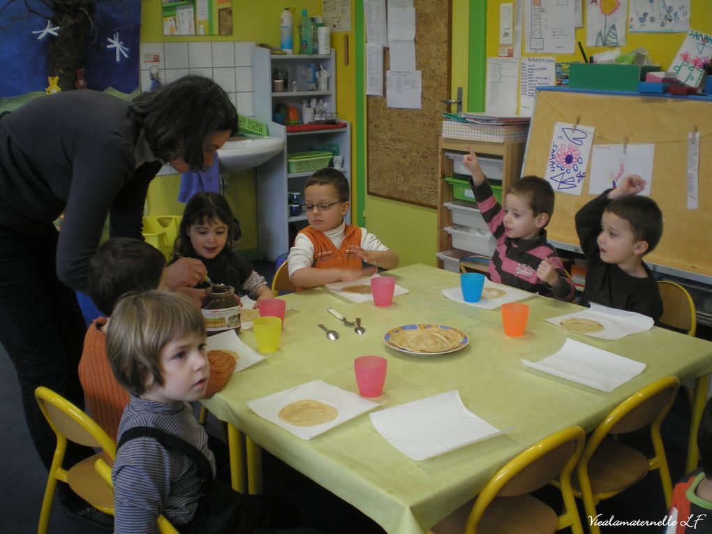 Photos prises dans le cadre des activités de la maternelle