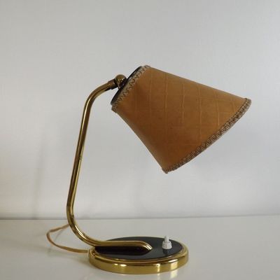 Lampe métal et laiton années 50 (Vendue)