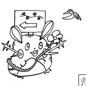 Dedenne Rainforest Guide black and white by HDdeviant on DeviantArt