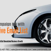 Get high ROI in marketing with Automotive Mailing List 