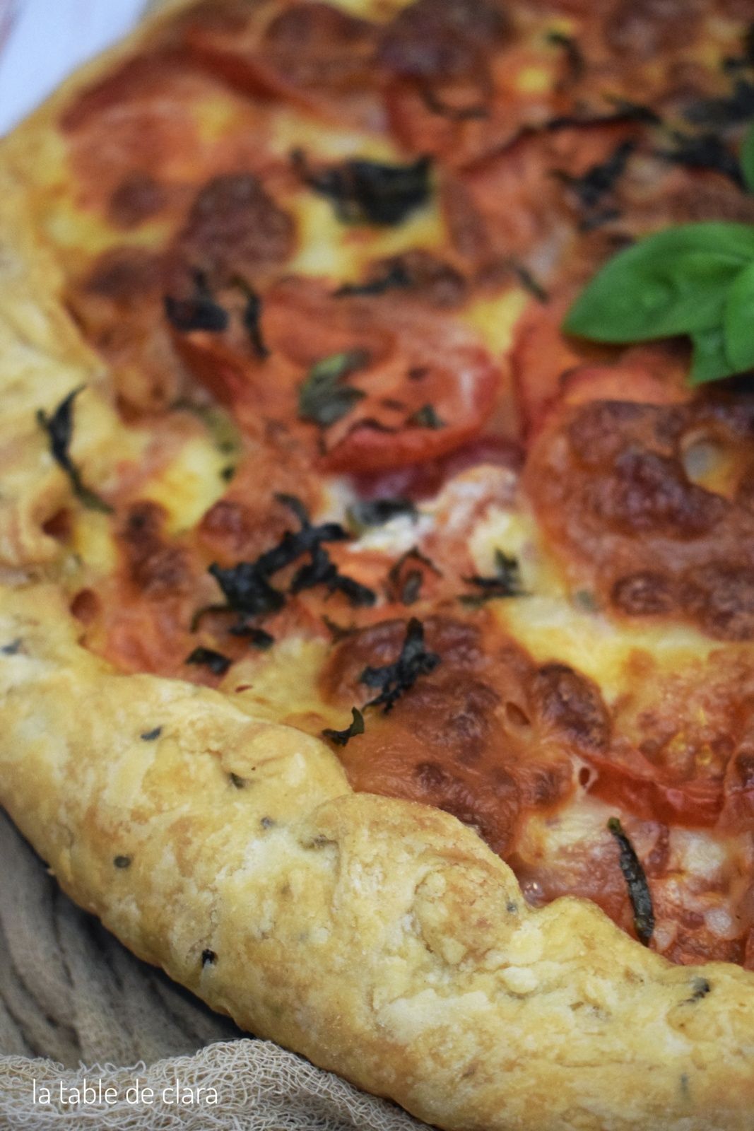 Tarte tomates mozzarella
