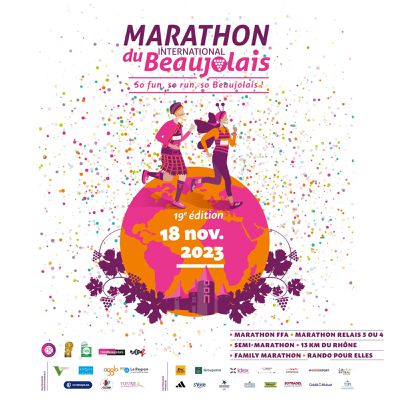 Mon 37 eme Marathon " Le Marathon International du Beaujolais"