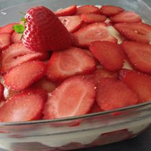 Tiramisu aux fraises 🍓