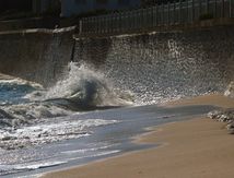 Grande marée sur la plage Valentin à Batz-sur-Mer