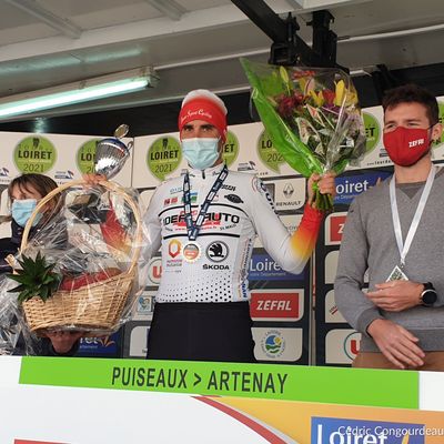 Killian Théot (CC Nogent sur Oise) 2ème de la 1ère étape du Tour du Loiret