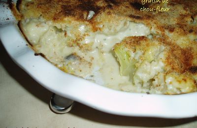 Chou-fleur en Gratin