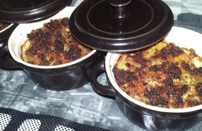 Cassolettes de Saint-Jacques au crumble de chorizo