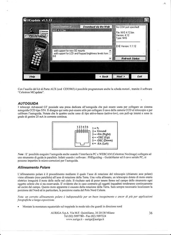 Manuale Advanced Series GT - C8S