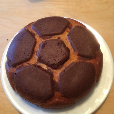 Gâteau ballon de football