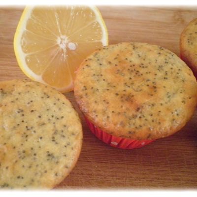 muffins au citron et graines de pavot
