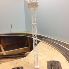 Fabrication d'un pylône d'éclairage SNCF