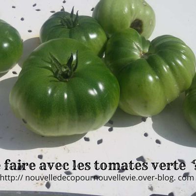 confiture de tomates verte