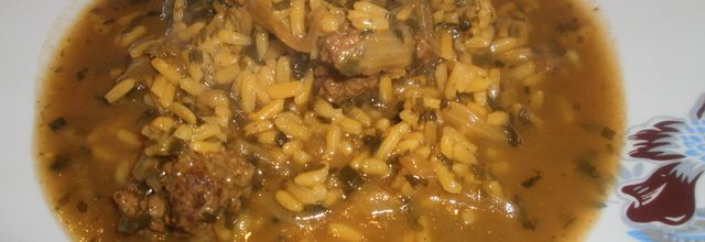 Aashe Maste (soupe iranienne de boeuf au yaourt)