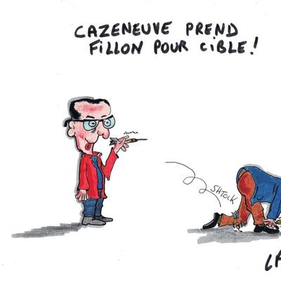 cazeneuve prend fillon comme cible