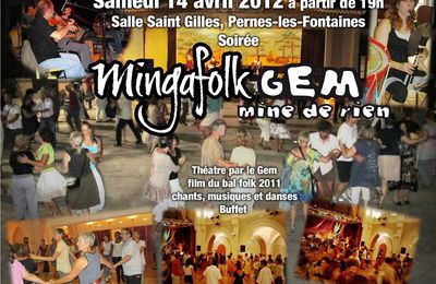 Soirée conviviale MINGAFOLK et Le GEM ( mine de rien )