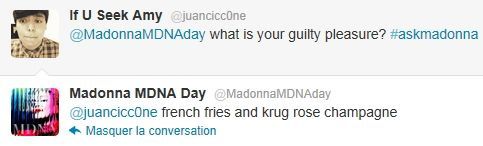 Album - Madonna MDNA Day on Twitter - March 26, 2012