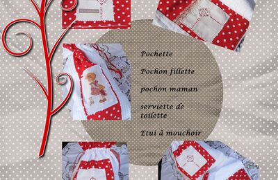 Collection "pois rouge"
