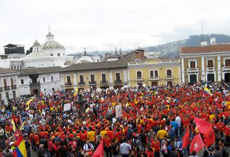 Primero de mayo en Quito 2015