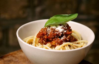 Spaghettis à la sauce bolognaise