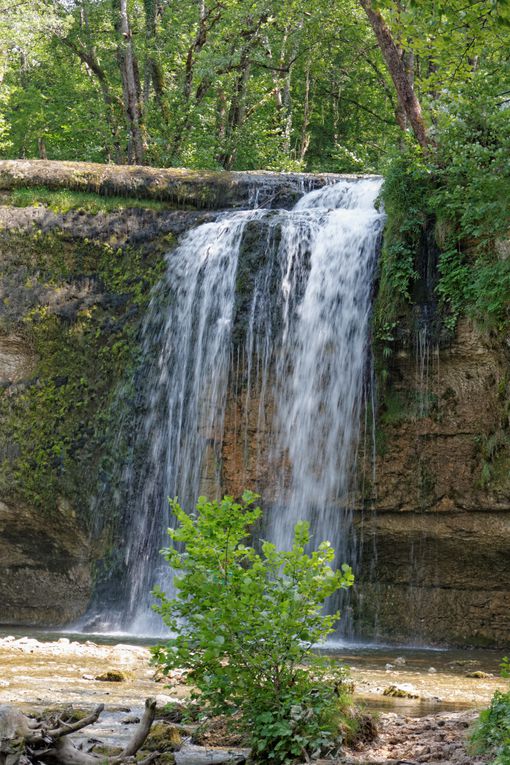 Cascades d'une petite rivière du Jura