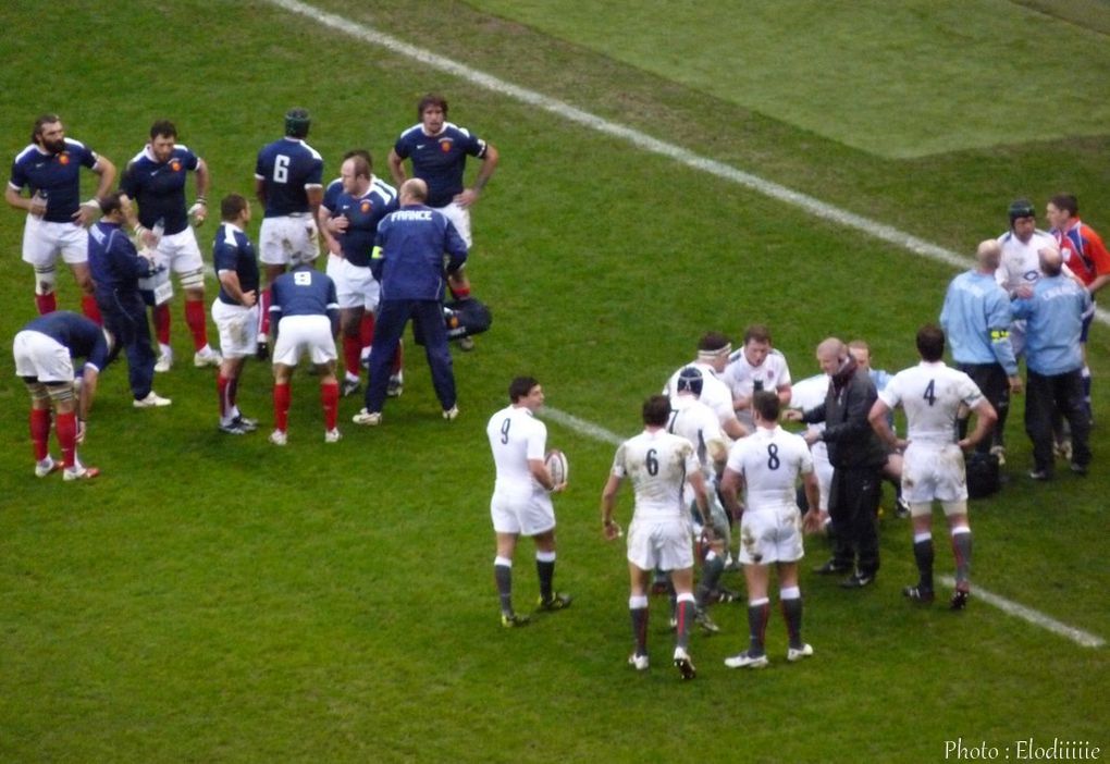 Angleterre - France, Tournoi des 6 Nation 2011.
Victoire des Anglais 17 à 9.