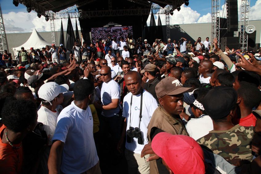 Dans le cadre du IIè anniversaire de la IVèRépublique, le couple présidentiel, Andry et Mialy Rajoelina, a inauguré le «Coliseum de Madagascar» sis à Antsonjombe. 3è partie. Photos: Harilala Randrianarison