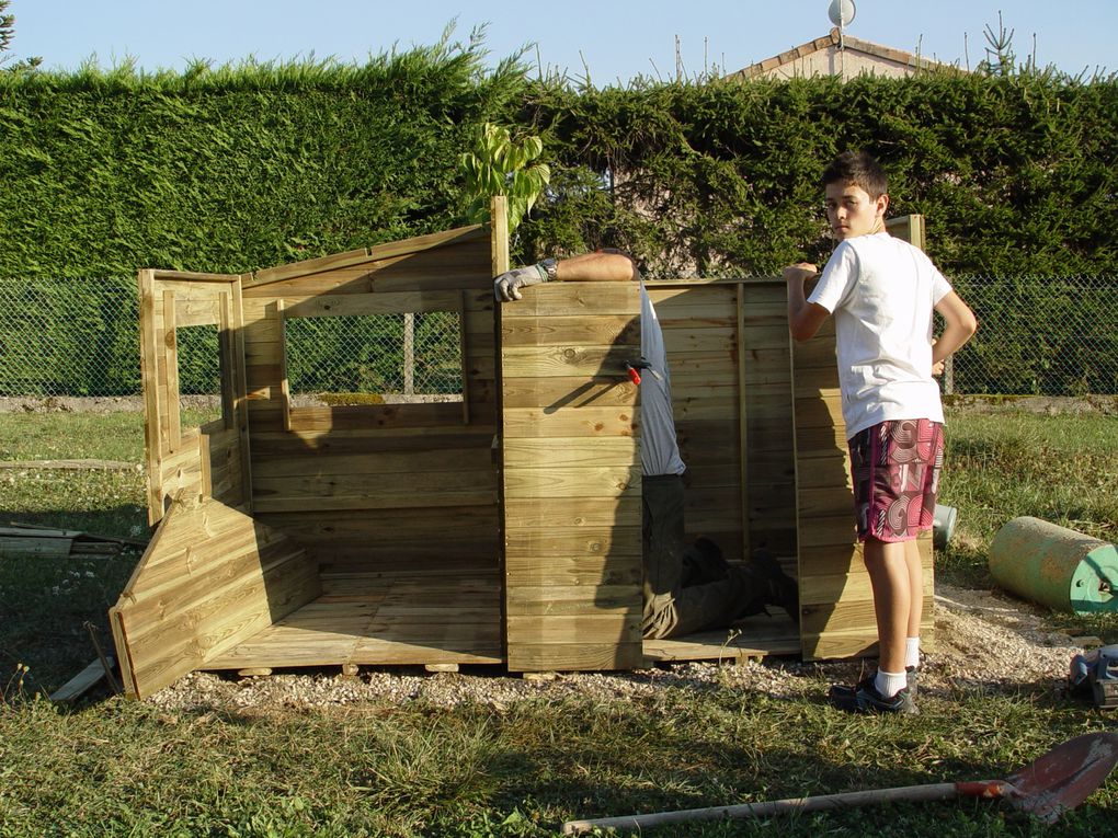 Construction de la cabane de SACHA