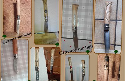 Gravure sur opinel