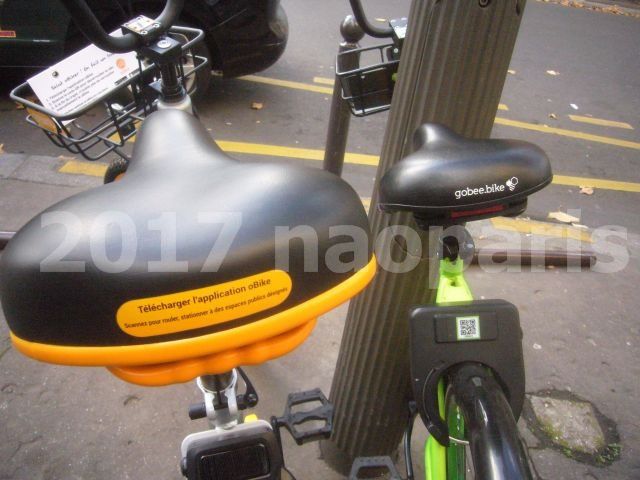 【PARIS】 les velos en libre-serviceレンタル自転車1