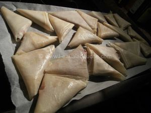 Triangles Croustillants Au Poulet Epicé