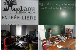 3éme 4ème Journée d'atelier d'écriture autour des dix mots de la francophonie au Lycée Français de Lomé, et la Bibliothèque AKPLANU par Ap'nondas