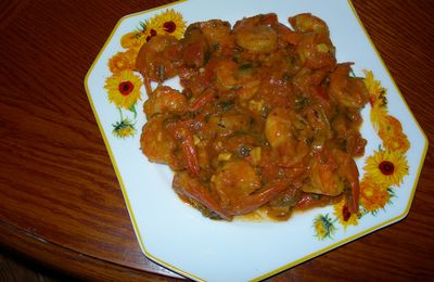 crevette sauce tomate