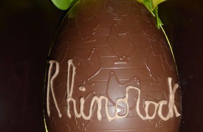 Rhinorock sort de son oeuf... en chocolat !