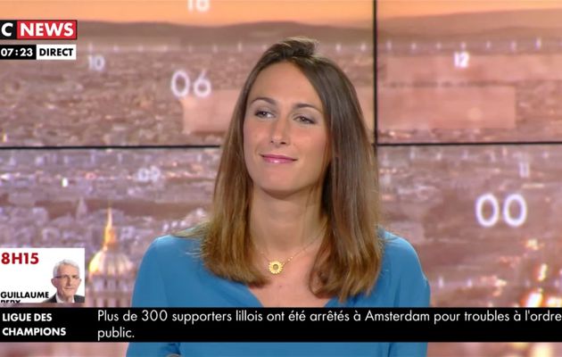 Virginie Ramel La Matinale CNews le 18.09.2019