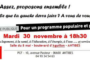 Rencontre publique