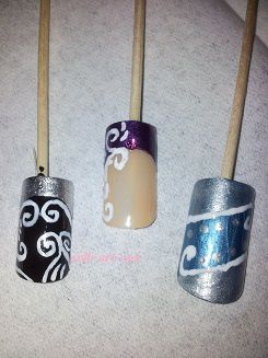 Voici les photos des nails art que j'ai fait avant de créer ce blog